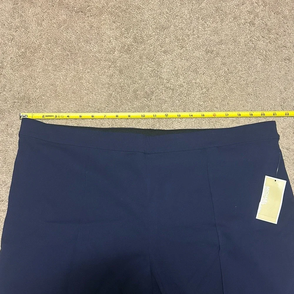 Michael Kors Women's 20W Fashion Basics Dress Pants Blue NWT - Picture 6 of 9